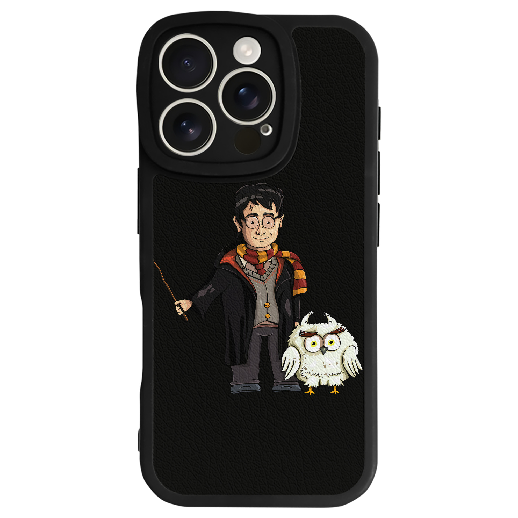 （画像用） Harry Potter ハリー・ポッターシリーズ 【iPhone 16シリーズ対応】シリコンスマホケース（レザー調） 材質：シリコン